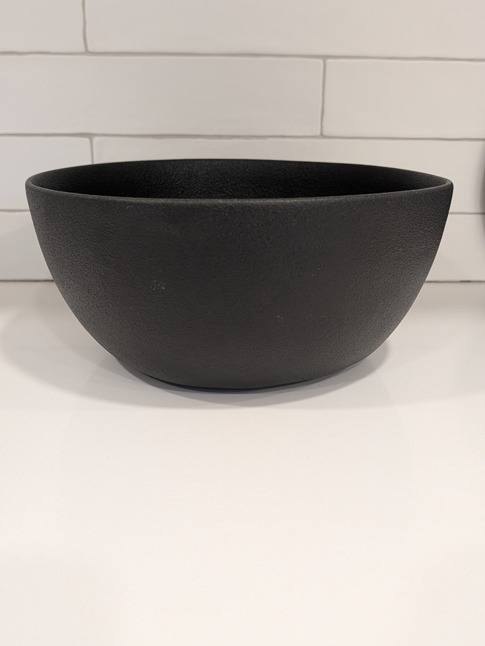 Minimal Matte Black Serving Bowl Hearth And Hand Stoneware